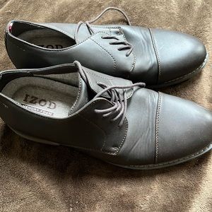 Izod dark brown dress shoes